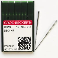 GROZ-BECKERT DBxК5 №75 SUK иглы для вышивальных машин GROZ-BECKERT DBxК5 №75 SUK иглы для вышивальных машин