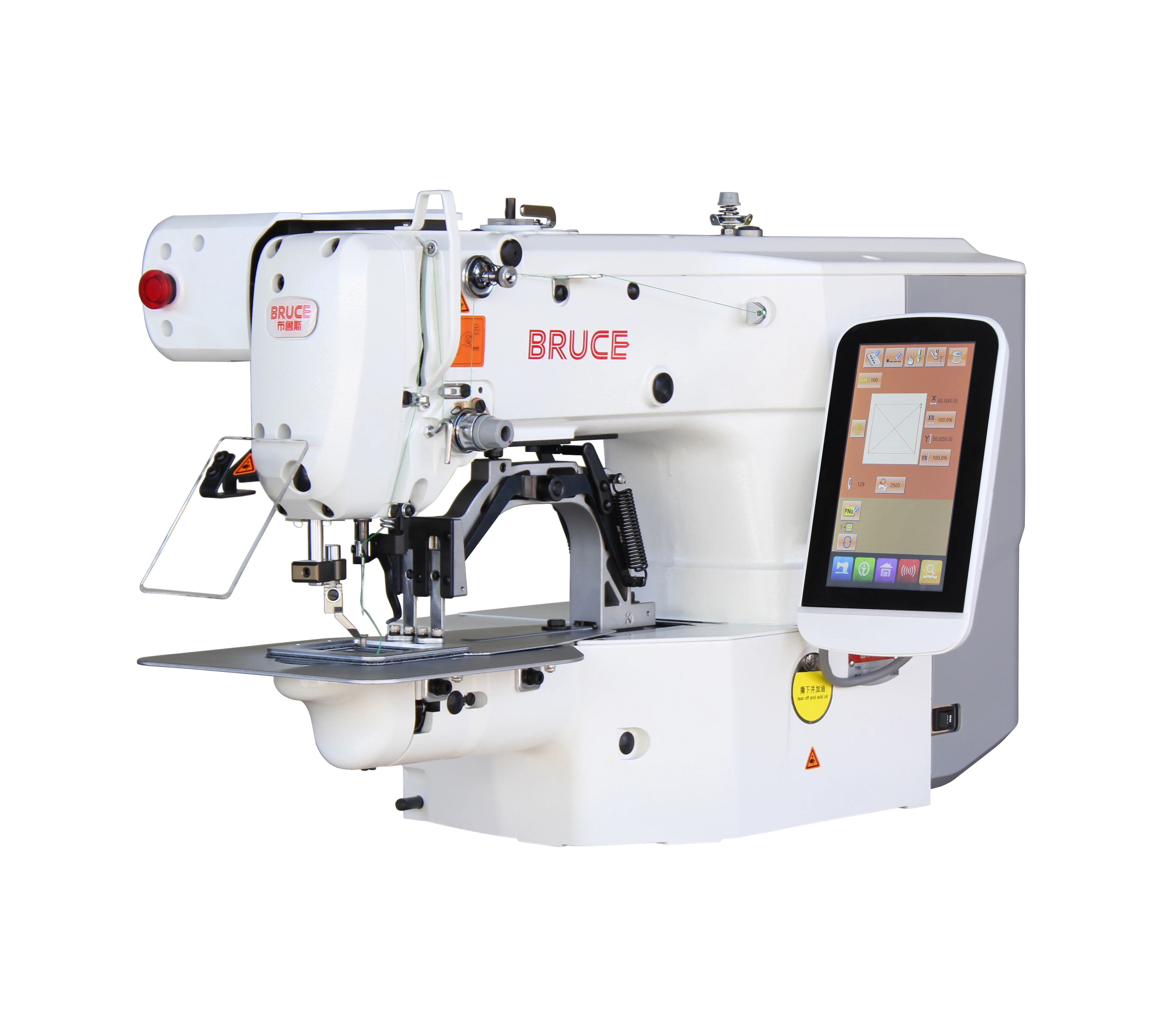 BRUCE BRC-T1906GH-D II електронна закріпочна машина з робочим полем 60х50 мм BRUCE BRC-T1906GH-D II електронна закріпочна машина з робочим полем 60х50 мм